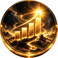Golden bars rising with an arrow, tracking spiritual level
